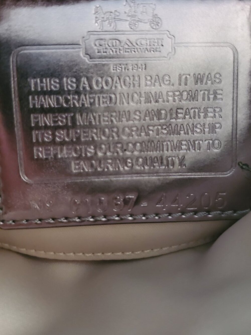 Compact Coach bag - Picture 4 of 7
